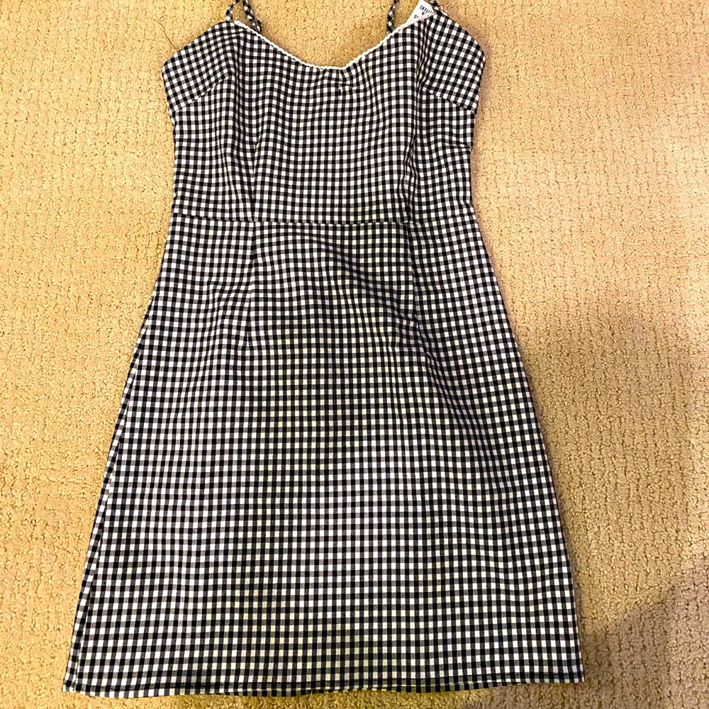 Gingham Babydoll Dress